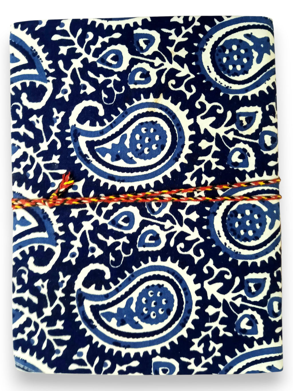 Abstract Floral Handmade Fabric Hardcover Diary A5 | 200 Unruled Pages | Handcrafted Sketchbook Journal with Thread Closure | Travel Diary Gift for Writing, Drawing, Artists, Students