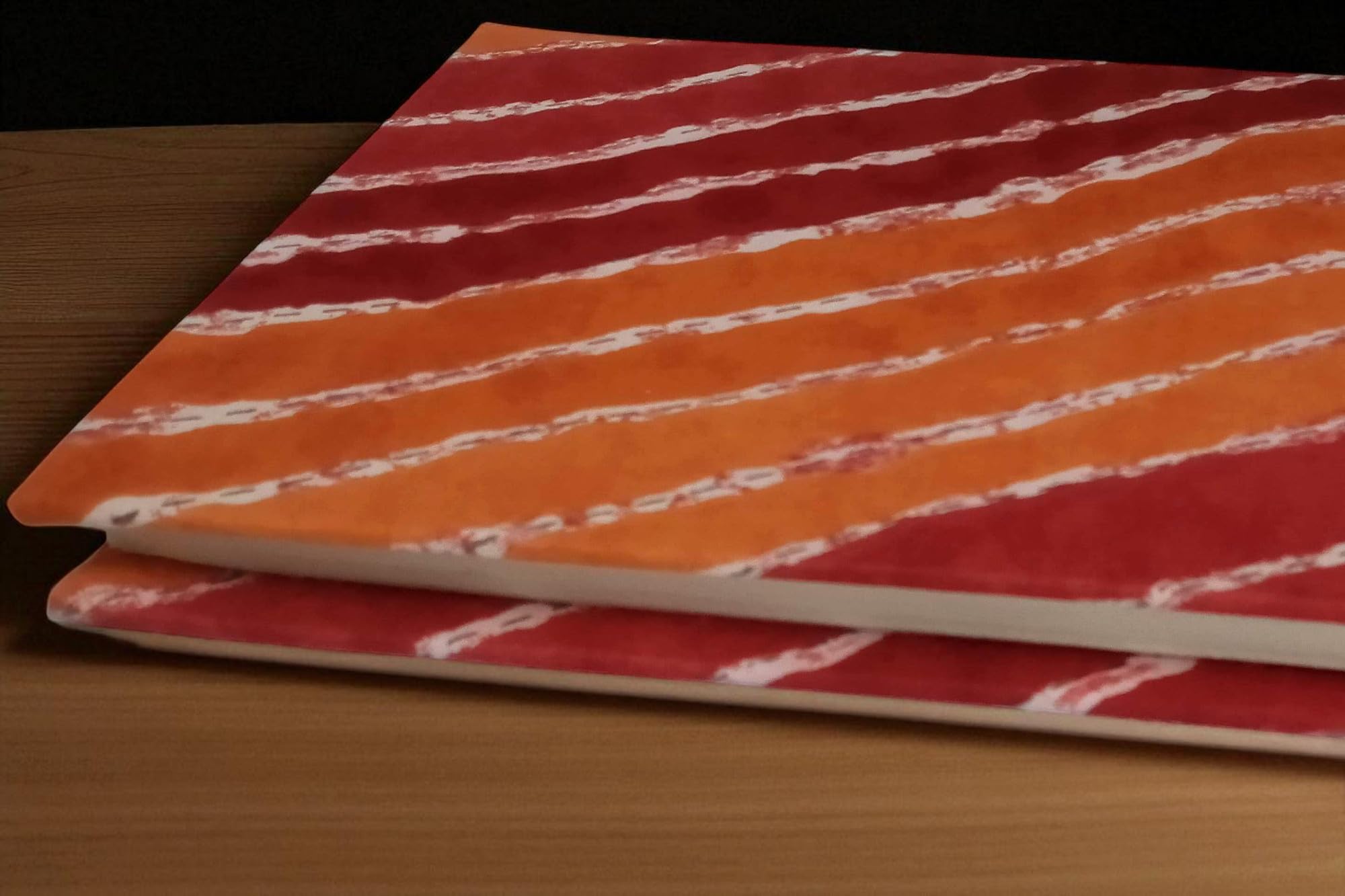 Handmade Fabric Hardbound Diary Notebook A5 | 200 Unruled Thick Pages | Handcrafted Sketchbook Journal | Portable Travel Diary Gift for Writing, Drawing, Artists, Students