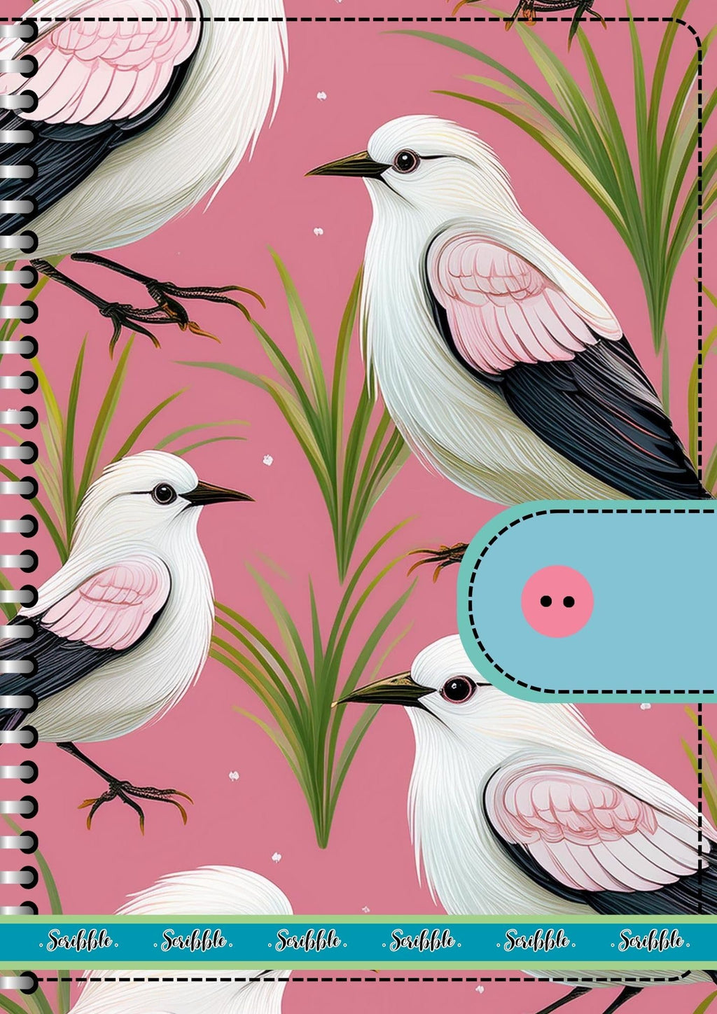 Handcrafted Print Spiral Bound Cartridge Paper Doodle Diary Gift Sketch Book drawing book Doodle Diaries Journal, Hard Cover print SP22