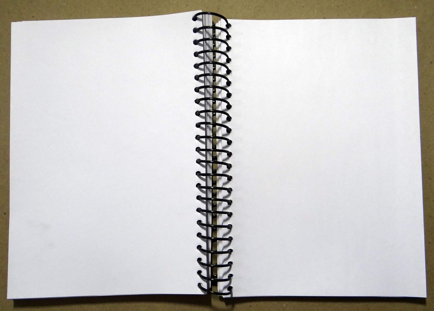 Handcrafted A4 Spiral Bound Notebook Sketchbook Journal, 21cm x 15cm A5, 250 Pages, 120 gsm Thick Cartridge Paper, Hard Cover with Ganesh Ji Print