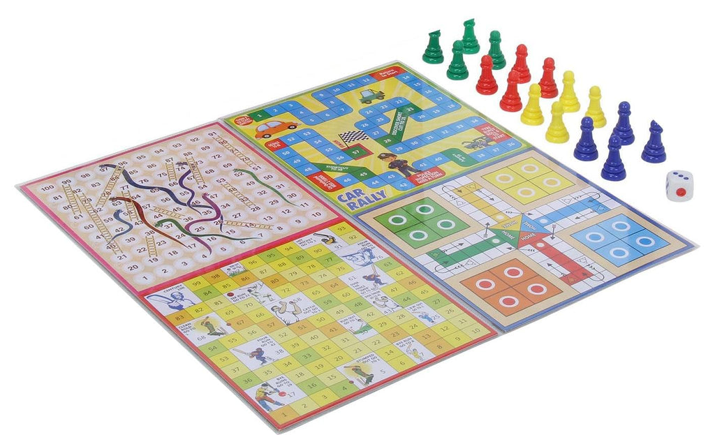 5 in 1 Chess Junior Superior | Brain-Boosting Board Game | 11 x 11 Inch Board | Perfect for Parties & Fun