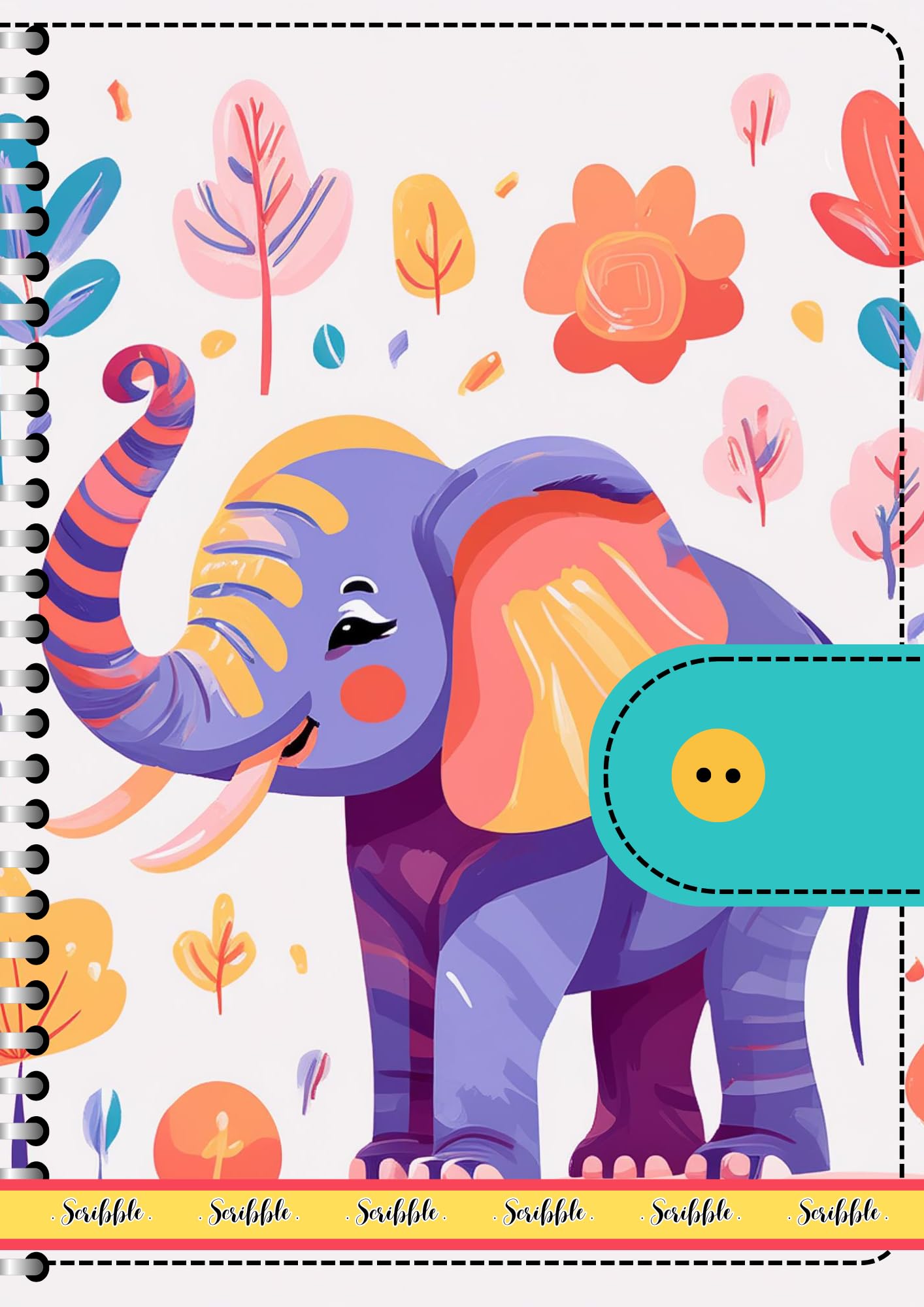 sketchbook A5 for artist watercolour drawing Spiral Bound Doodle Diary Journal Gift Sketch Book Diaries, 21cm x 15cm A5, 60 Pages, 155gsm, Hard Cover, Thick Cartridge Paper