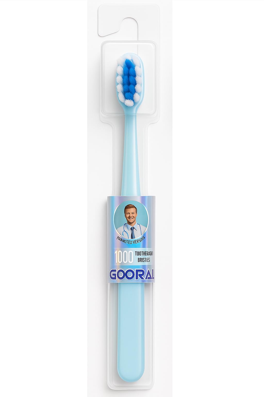 Extra Soft Silicone Toothbrush for Kids & Adults with 0.15 mm Bristles, Over 10,000 Ultra-Soft Bristles for Gentle Gum Care, Includes Safety Plastic Case for Hygienic Storage