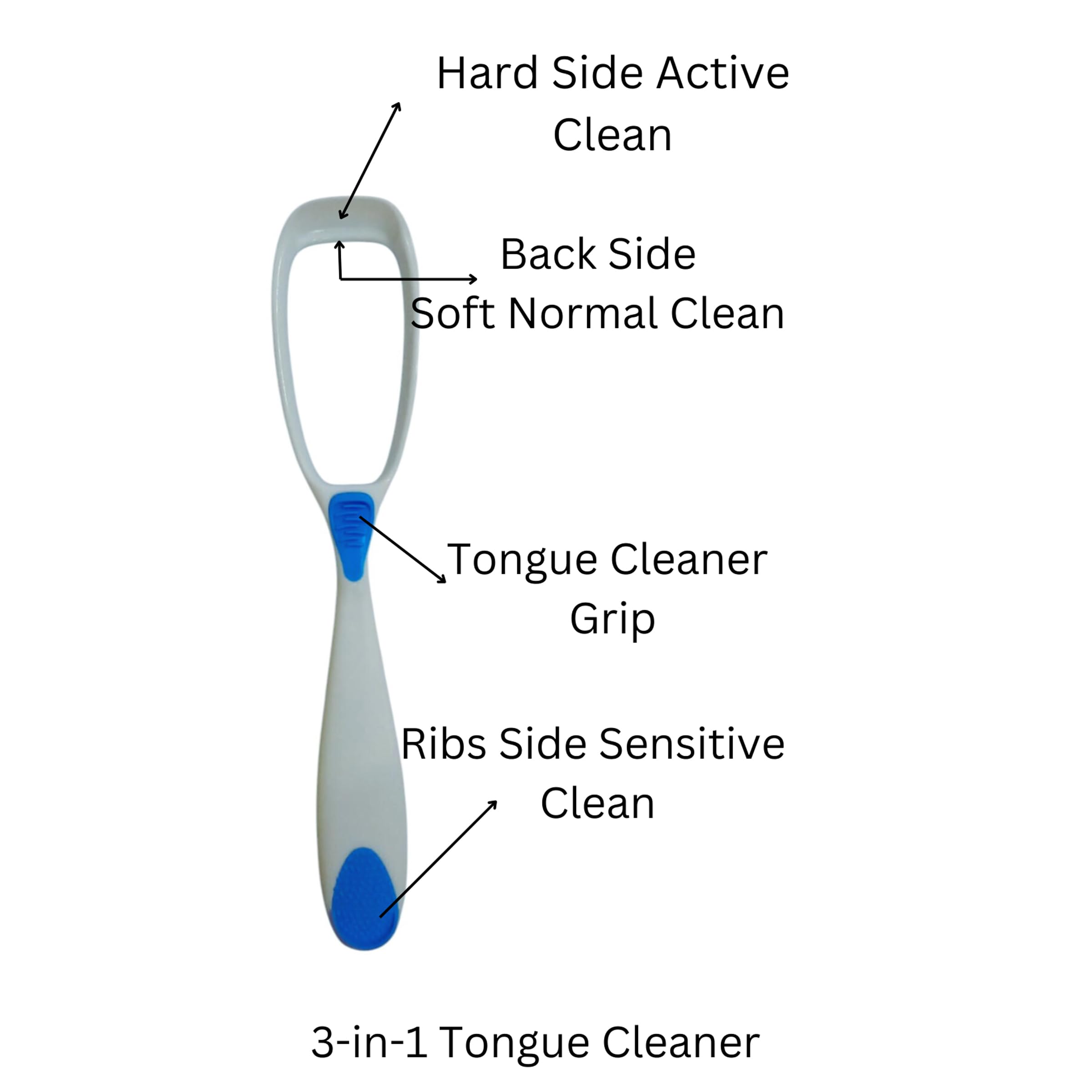 Combo Packn Oral Care Extra Soft Silicone Toothbrush (0.01mm Bristles, 2600+ Ultra-Soft Bristles, Gentle Gum Care, Safety Case) with 1 Tongue Cleaner for Oral Hygiene