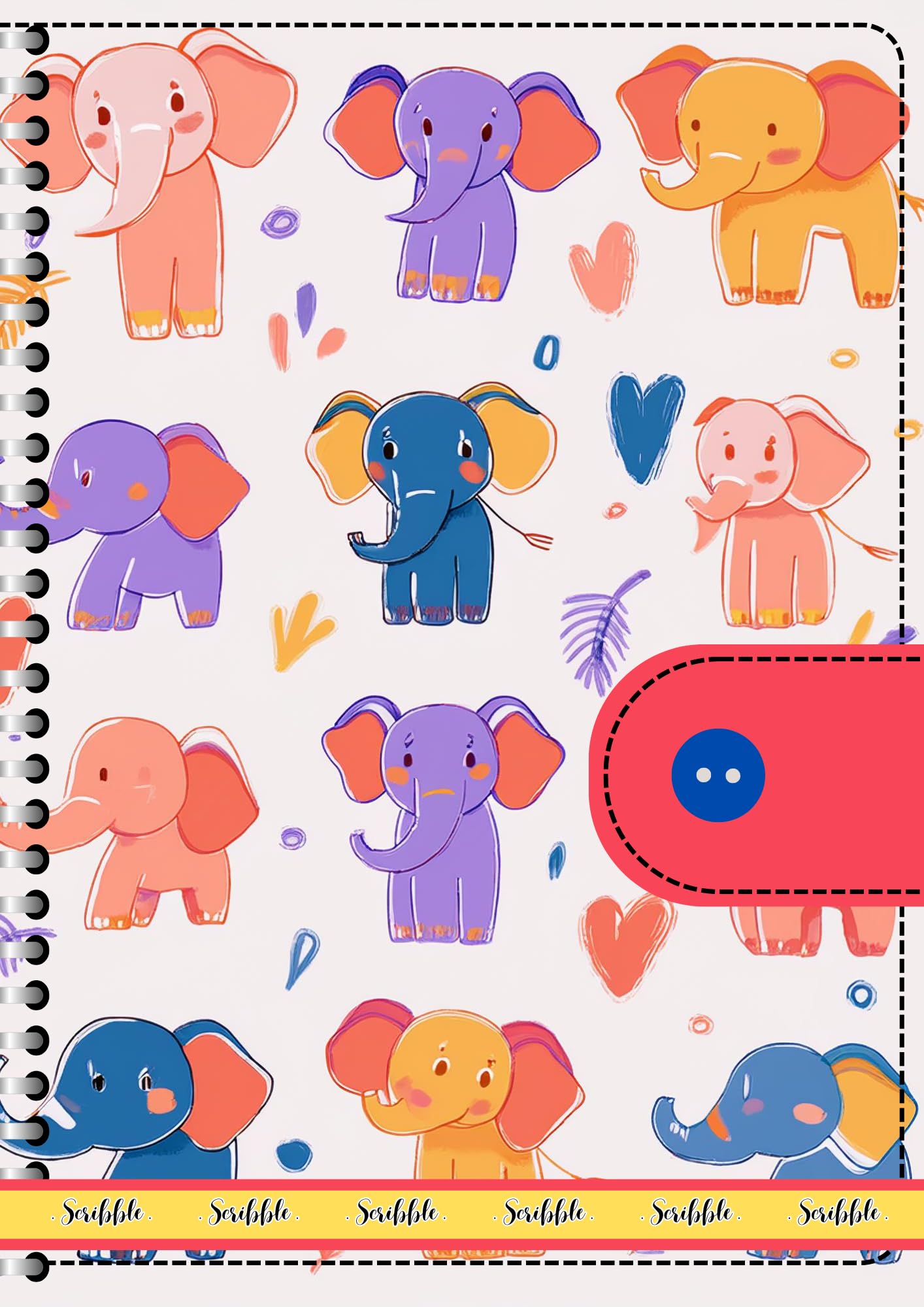 sketchbook A4 for artist watercolour drawing Spiral Bound Doodle Diary Journal Gift Sketch Book Diaries, 21cm x 29.7 cm A4, 60 Pages, 155gsm, Hard Cover, Thick Cartridge Paper