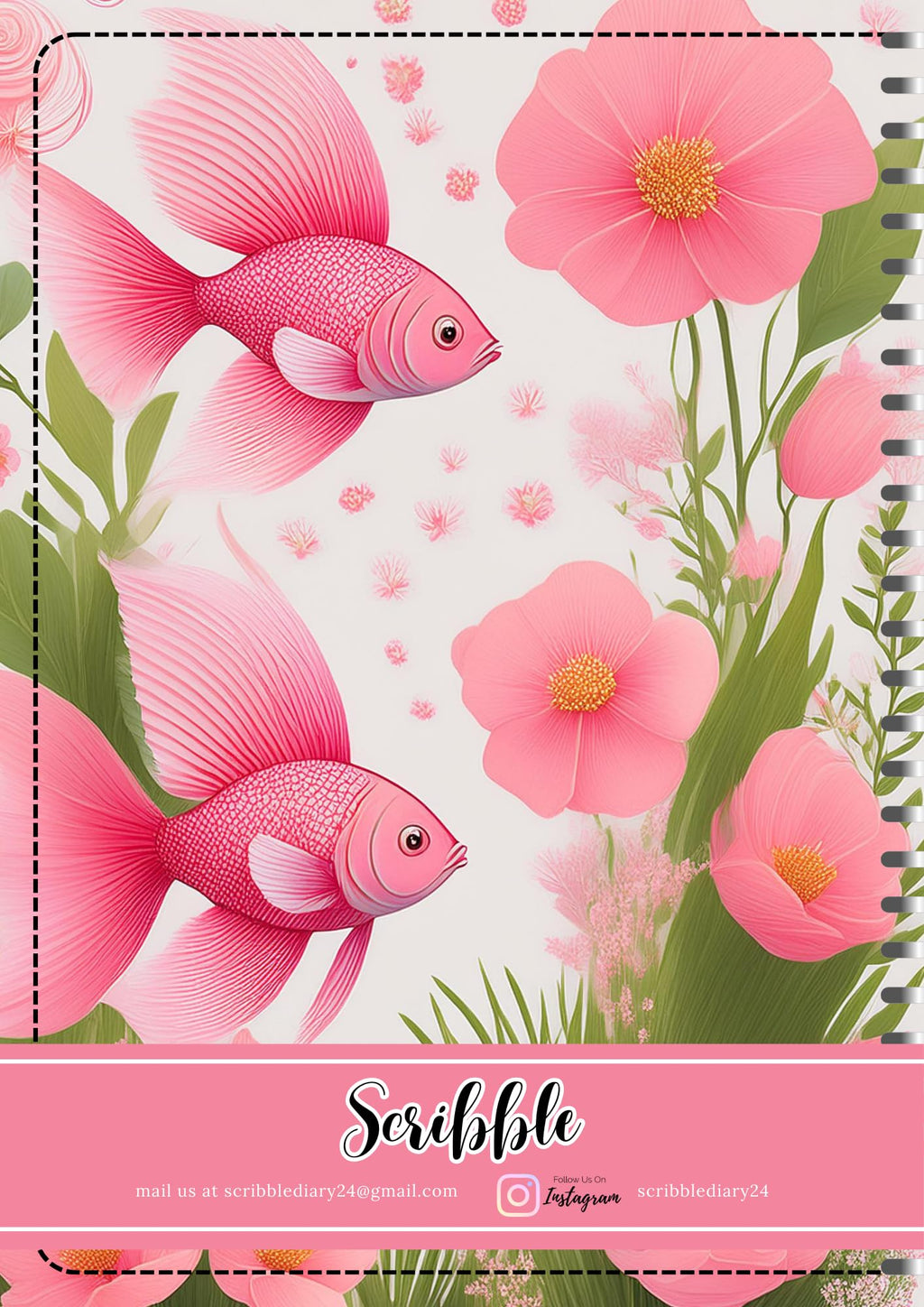 Handcrafted Print Spiral Bound Cartridge Paper Doodle Diary Gift Sketch Book drawing book Doodle Diaries Journal, Hard Cover