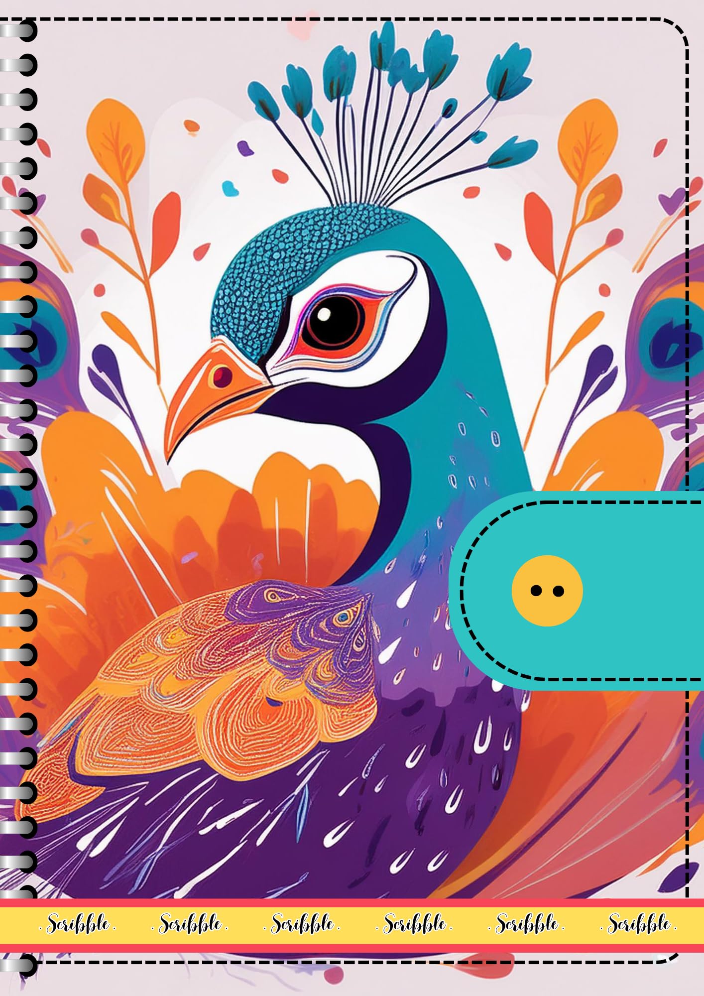 sketchbook A5 for artist watercolour drawing Spiral Bound Doodle Diary Journal Gift Sketch Book Diaries, 21cm x 15cm A5, 60 Pages, 155gsm, Hard Cover, Thick Cartridge Paper