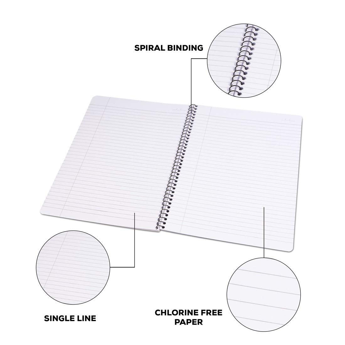 Handcrafted Print Spiral Bound Cartridge Paper Doodle Diary Gift Sketch Book drawing book Doodle Diaries Journal, Hard Cover