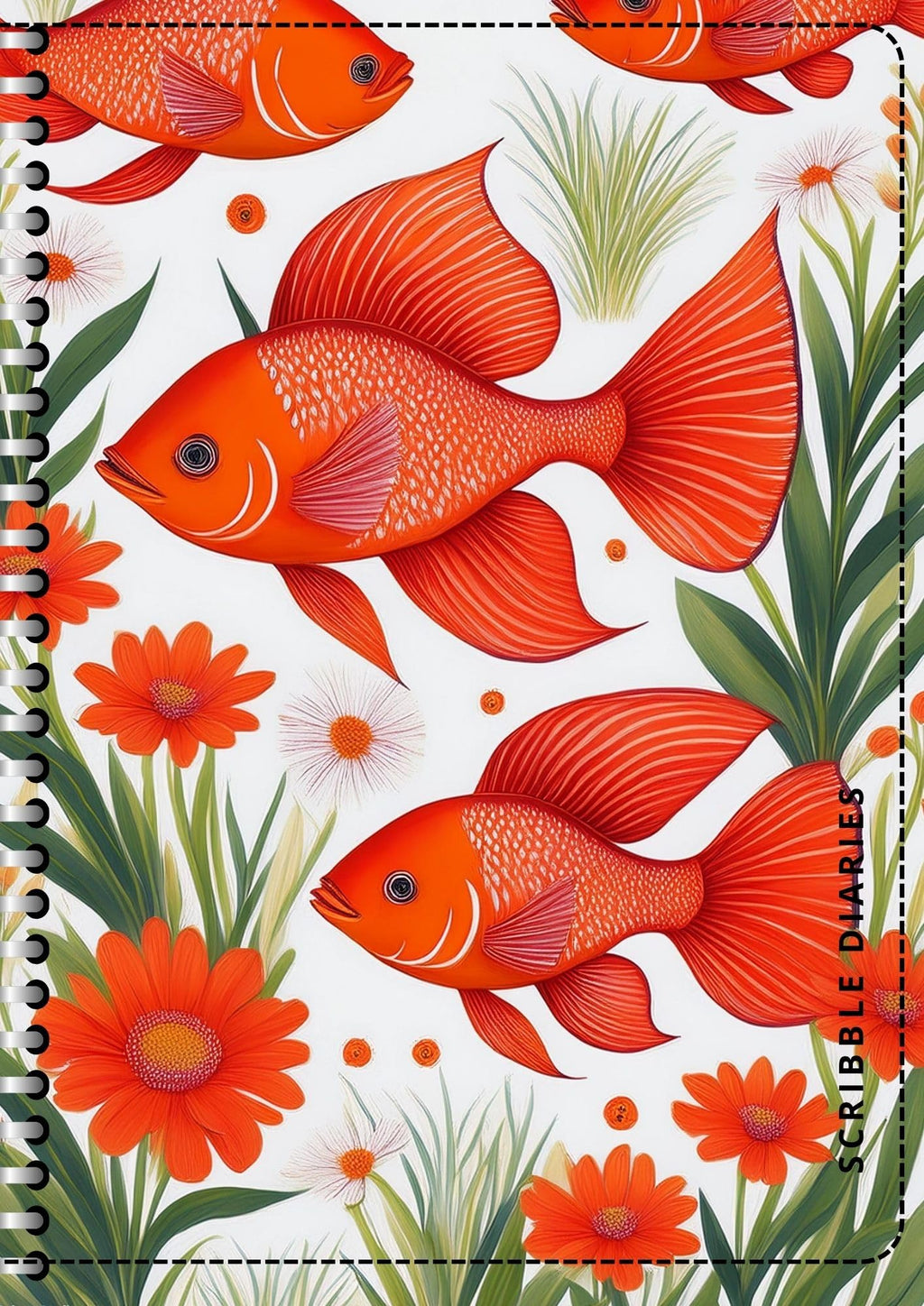 Handcrafted Print Spiral Bound Cartridge Paper Doodle Diary Gift Sketch Book drawing book Doodle Diaries Journal, Hard Cover print SP28