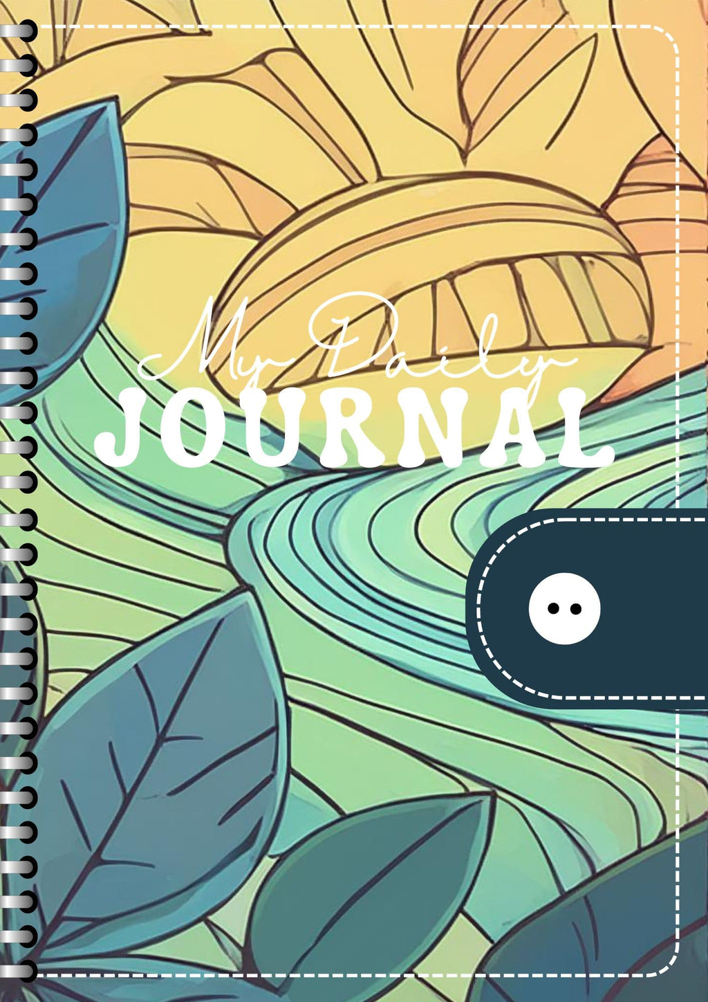 Handcrafted nature Spiral Bound Cartridge Paper Doodle Diary Gift Sketch Book Doodle Diaries Journal, 21cm x 15cm, 60 Pages, 155gsm, Hard Cover