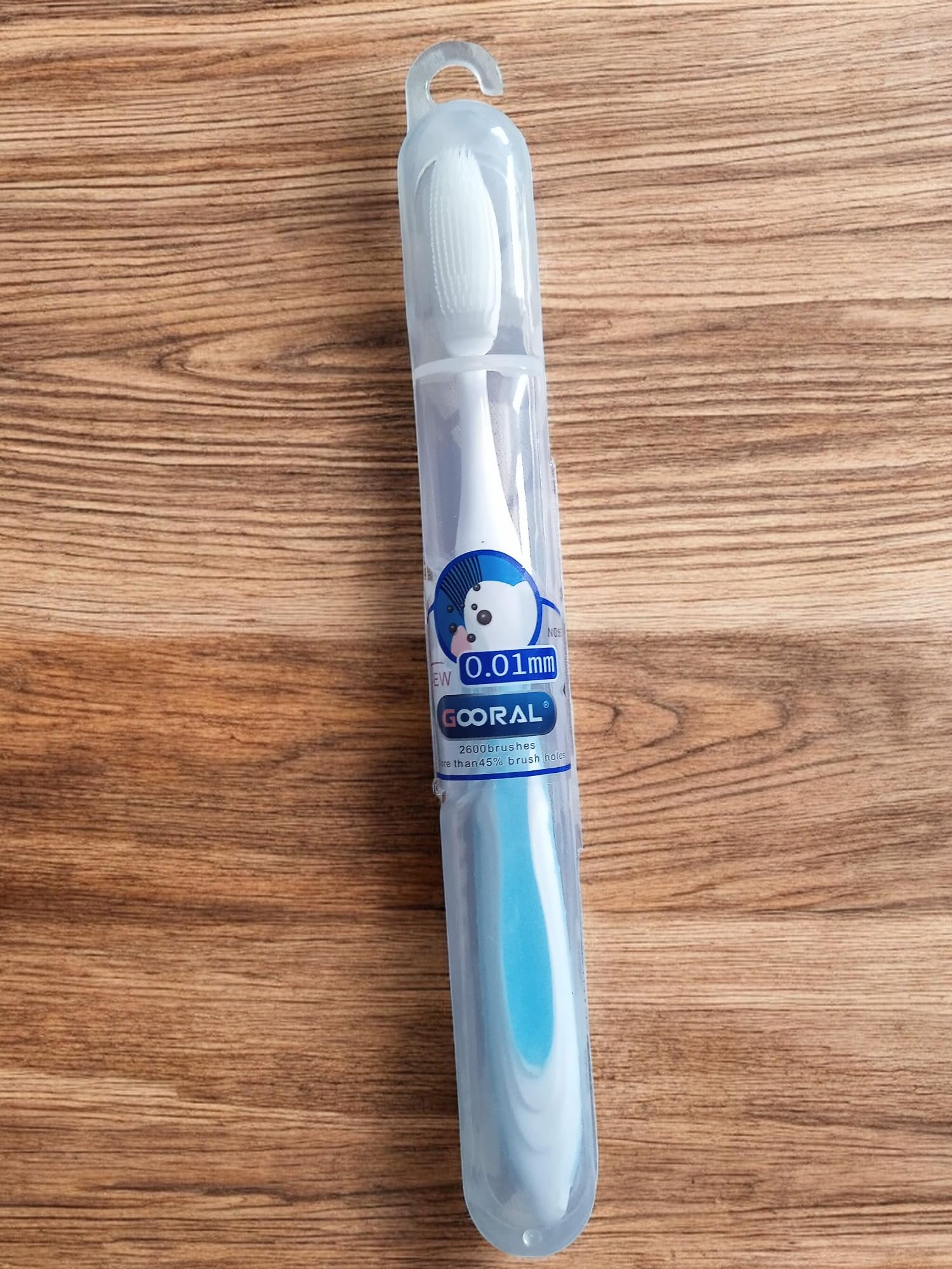 Extra Soft Silicone Toothbrush for Kids Adults with 0.01 mm Bristles, Over 2600 Ultra-Soft Bristles, Gentle Gum Care, Includes Safety Plastic Case for Hygienic Storage, Assorted Colour