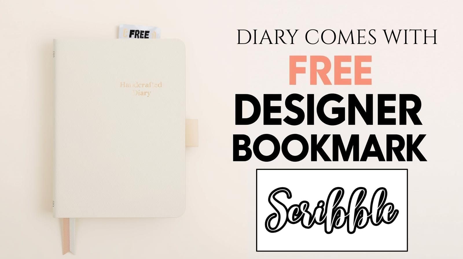 Yellow Handmade Fabric Hardbound Diary Notebook A5 | 200 Unruled Thick Pages | Handcrafted Sketchbook Journal | Portable Travel Diary Gift for Writing, Drawing, Artists, Students