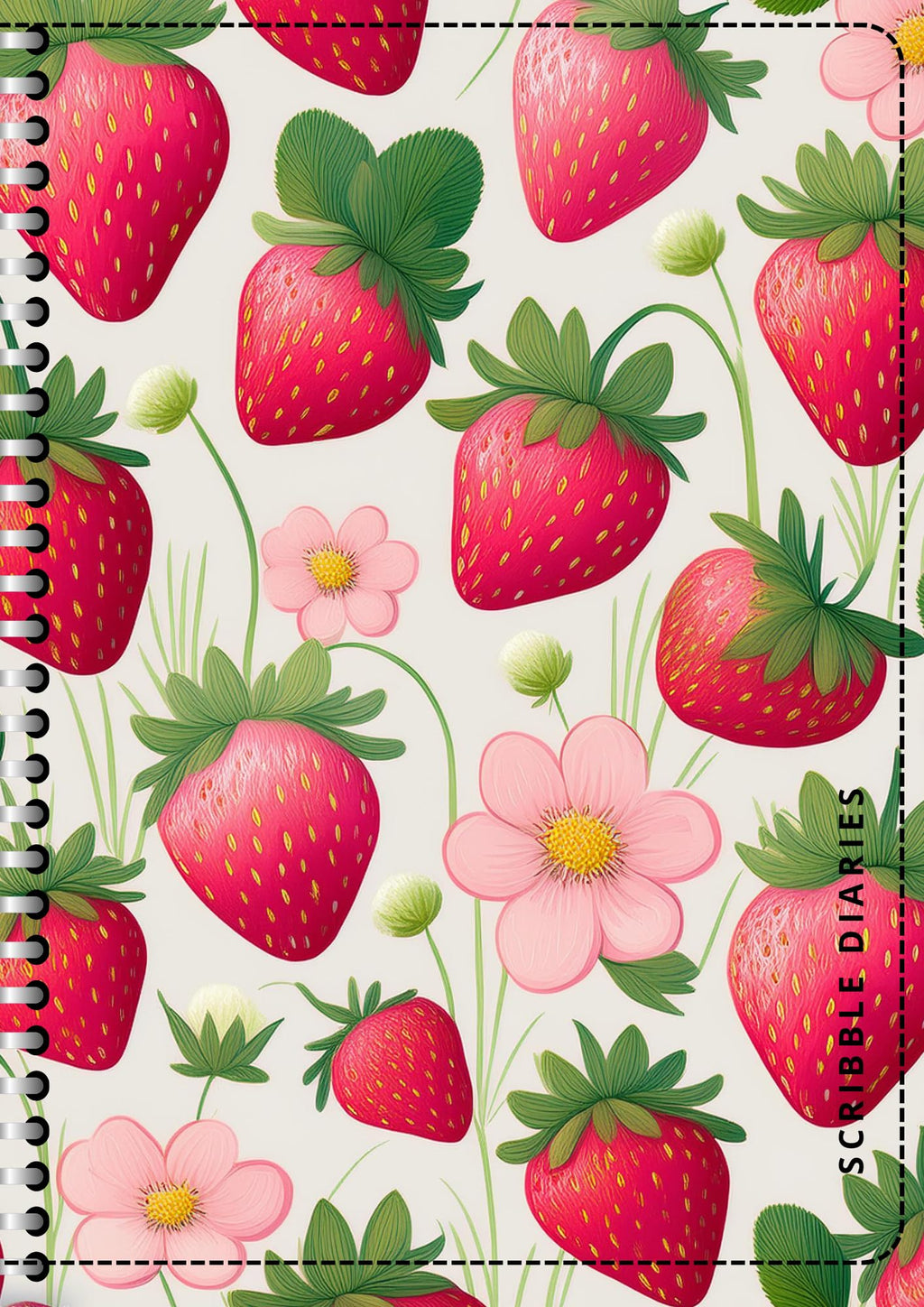 Handcrafted Print Spiral Bound Cartridge Paper Doodle Diary Gift Sketch Book drawing book Doodle Diaries Journal, Hard Cover