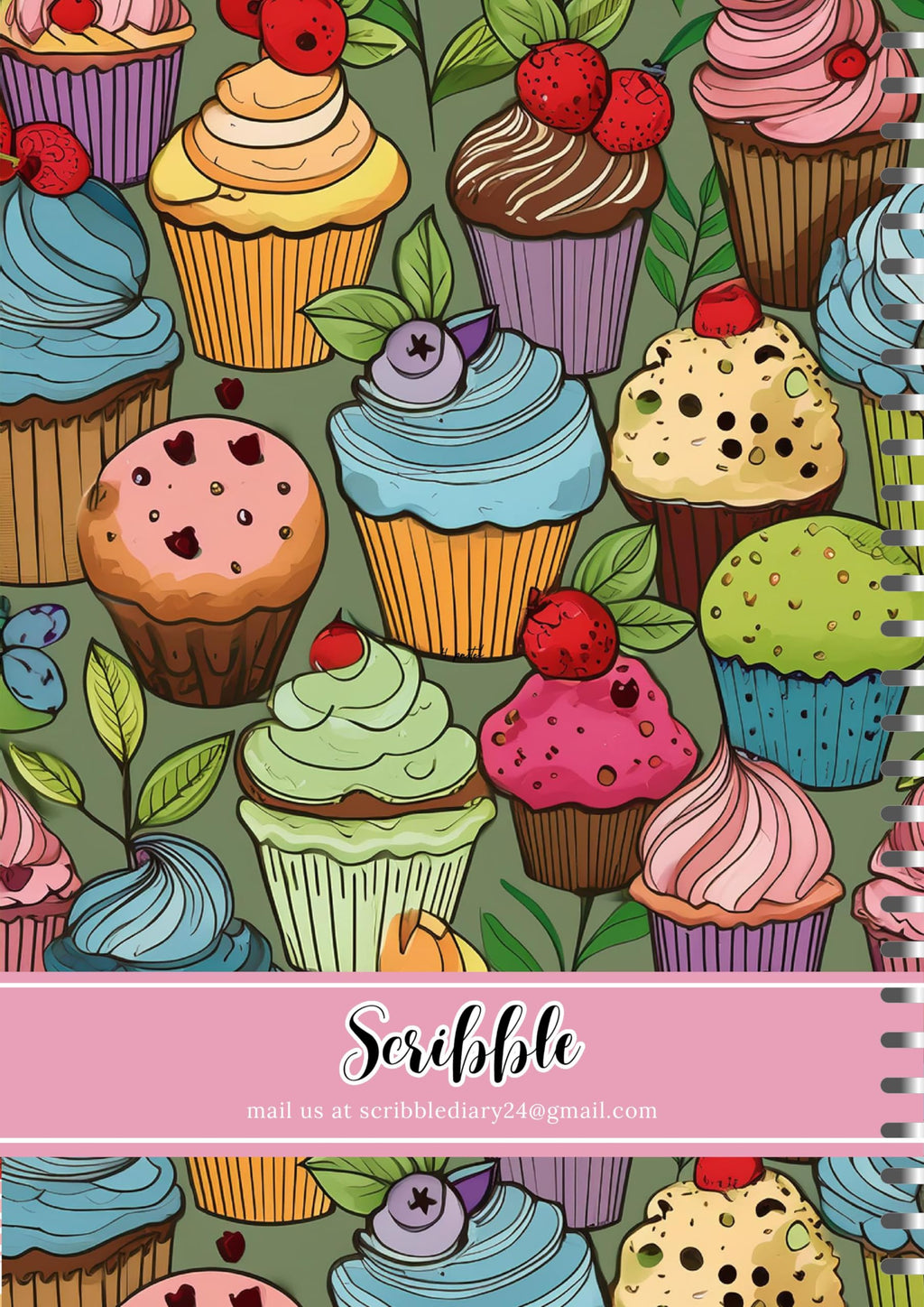 Handcrafted Spiral Bound Cartridge Paper Doodle Diary Gift Sketch Book Doodle Diaries Journal, 21cm x 15cm, 60 Pages, 155gsm, Hard Cover