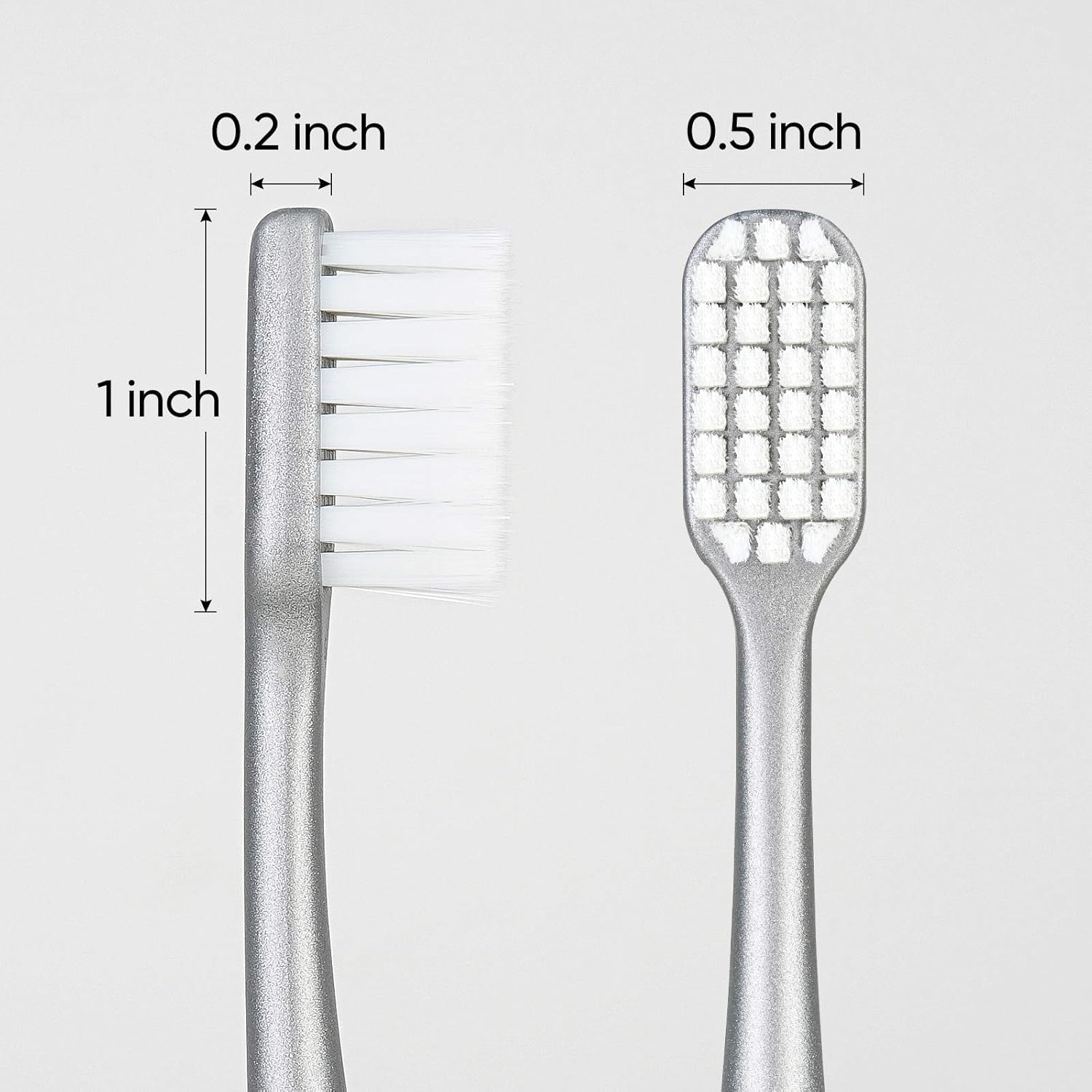 10,000+ Ultra Soft Micro Nano Bristle Toothbrush – Extra Soft for Adults, Kids & Braces – 0.15mm Gentle Gum Care – Ideal for Sensitive Teeth – With Hygienic Reusable Travel Case